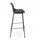 Tabouret de bar COOKIE noir style industriel - 