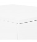 Caisson de rangement DALI blanc à tiroirs pour bureau - 