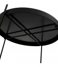 Table d'appoint pliable KOLOS noire - 