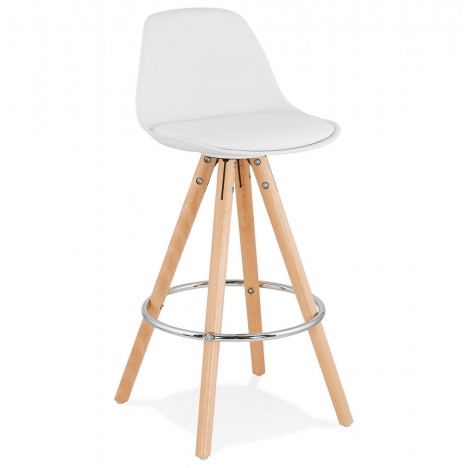 Tabouret snack mi-hauteur TATAMI MINI blanc - 