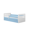 Lit enfant tomi bleu avec tiroir 80x180cm - 