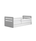 Lit enfant tomi mix gris avec tiroir 80x180cm - 