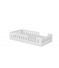 Lit enfant bas évolutif Timon blanc avec matelas 80x180cm - 