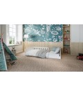Lit enfant bas évolutif Timon blanc avec matelas 80x180cm - 