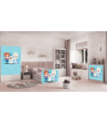 Lit enfant blanc Reine des neiges avec tiroir 80x180cm - 