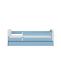 Lit enfant raton laveur bleu avec tiroir avec matelas 80x180cm - 