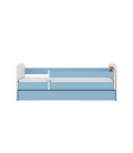 Lit enfant camion bleu avec tiroir avec matelas 70x140cm - 