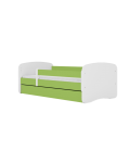 Lit enfant camion vert avec tiroir 70x140cm - 