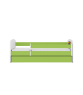 Lit enfant camion vert avec tiroir et matelas 70x140cm - 