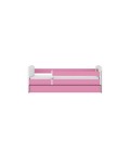 Lit enfant sport basketball rose avec tiroir et matelas 70x140cm - 