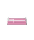 Lit enfant rose espace NASA avec tiroir 70x140cm - 