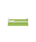 Lit enfant vert spiderman avec tiroir avec matelas 70x140cm - 