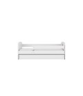 Lit enfant danseuse blanche avec tiroir avec matelas 80x180cm - 