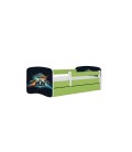 Lit enfant course verte avec tiroir 80x180cm - 