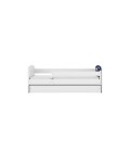 Lit enfant cosmos galaxie blanc avec tiroir 80x180cm - 