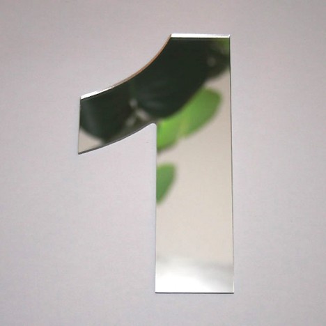 Miroir chiffres Arial 1 - 