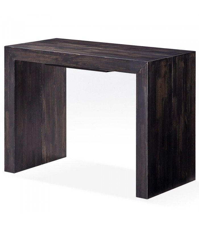 Table Console Extensible En Bois Massif 10 Couverts Woodini 5 Coloris Decome Store