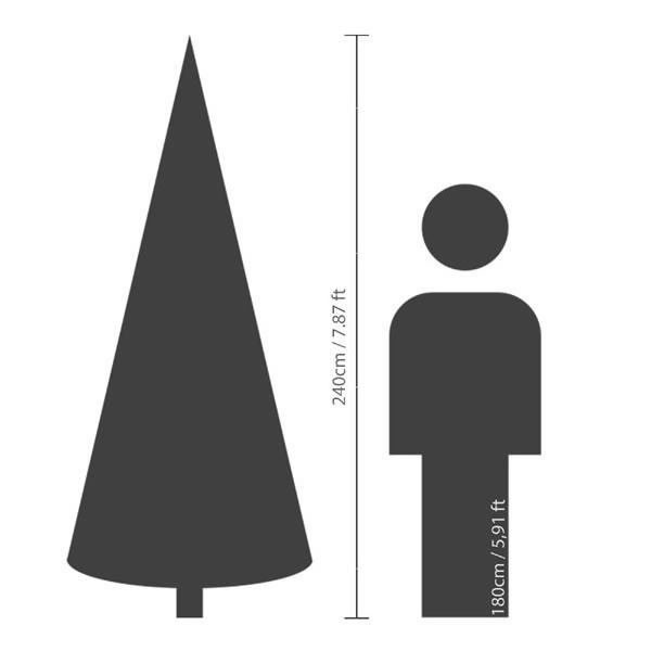 Dimensions du sapin GRANDIS 240cm