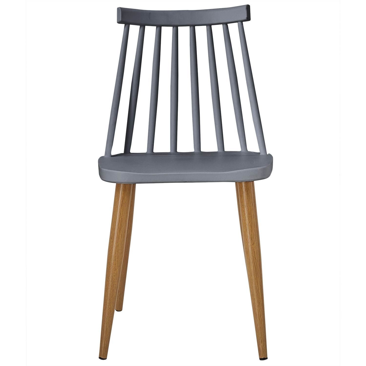 Chaises scandinaves gris Deauville