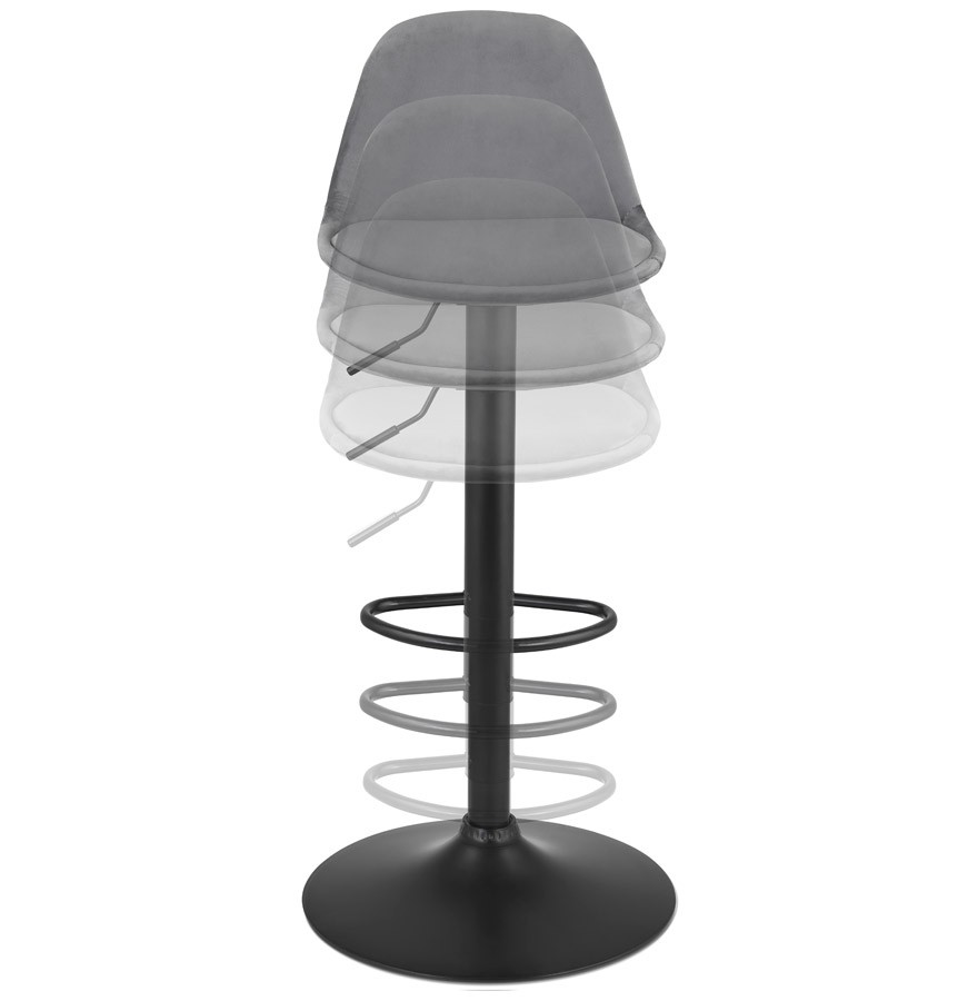 Tabouret réglable FINLEY gris