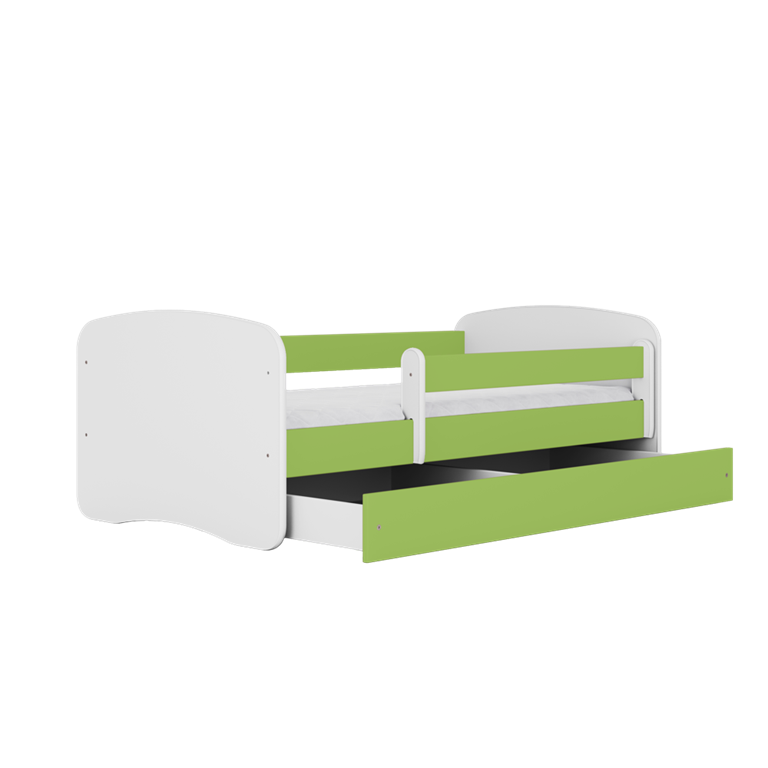 Lit enfant vert avec tiroir